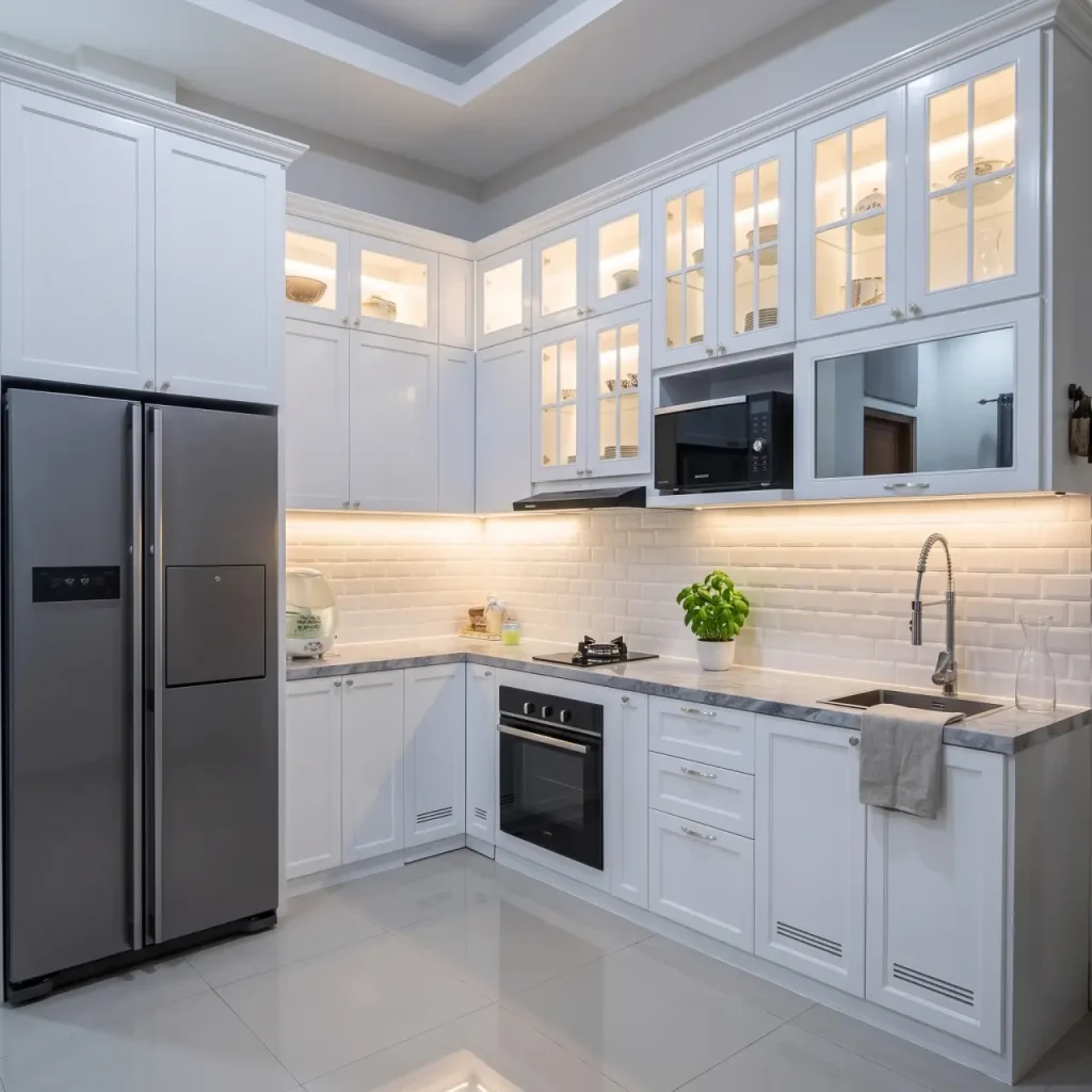 Kitchen Set Jepara Putih